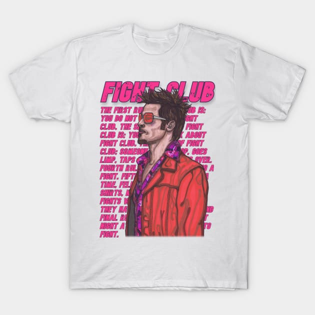 The Rules of Fight Club T-Shirt by SpencerHart